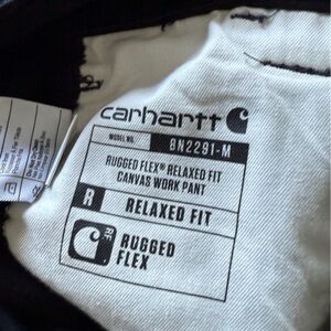 Carhartt Rugged Flex Black Canvas Pants